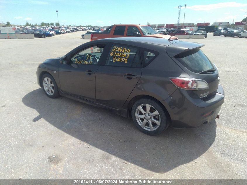 2010 Mazda Mazda3 Sport Gs VIN: JM1BL1H56A1120578 Lot: 20162411