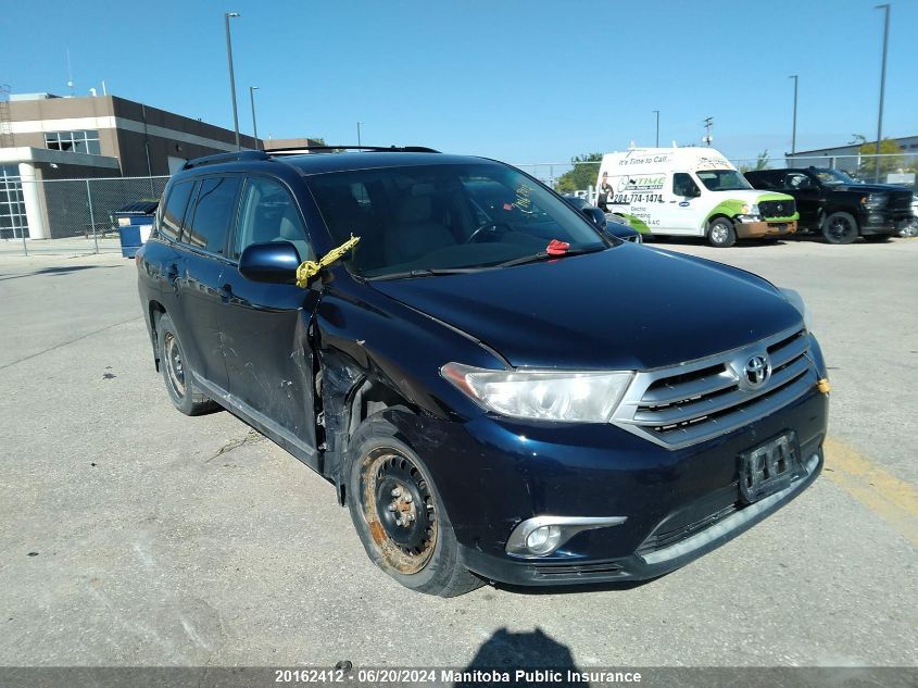 2012 Toyota Highlander V6 VIN: 5TDBK3EH1CS130549 Lot: 20162412