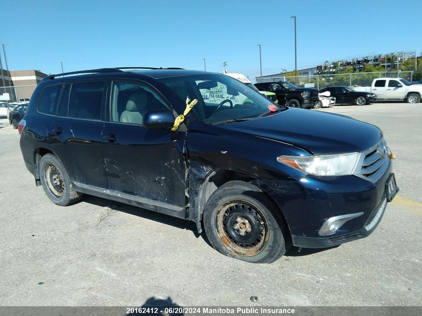 2012 Toyota Highlander V6 VIN: 5TDBK3EH1CS130549 Lot: 20162412