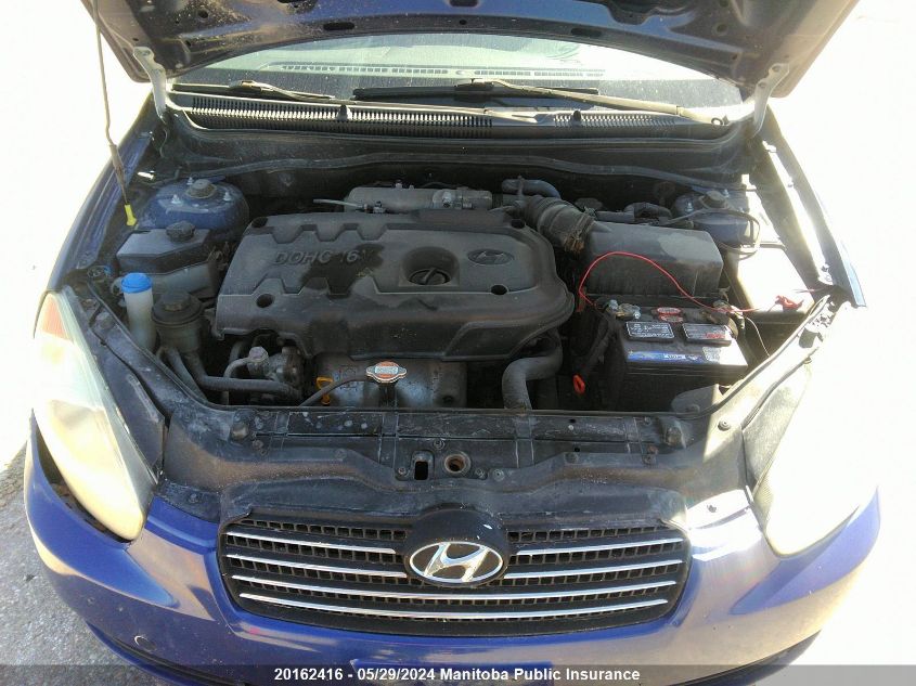 2008 Hyundai Accent Gls VIN: KMHCN45C08U275604 Lot: 20162416