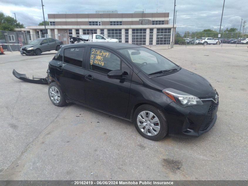 2015 Toyota Yaris Se VIN: VNKKTUD35FA037678 Lot: 20162419