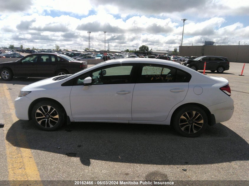 2013 Honda Civic Ex VIN: 2HGFB2F51DH034745 Lot: 20162466
