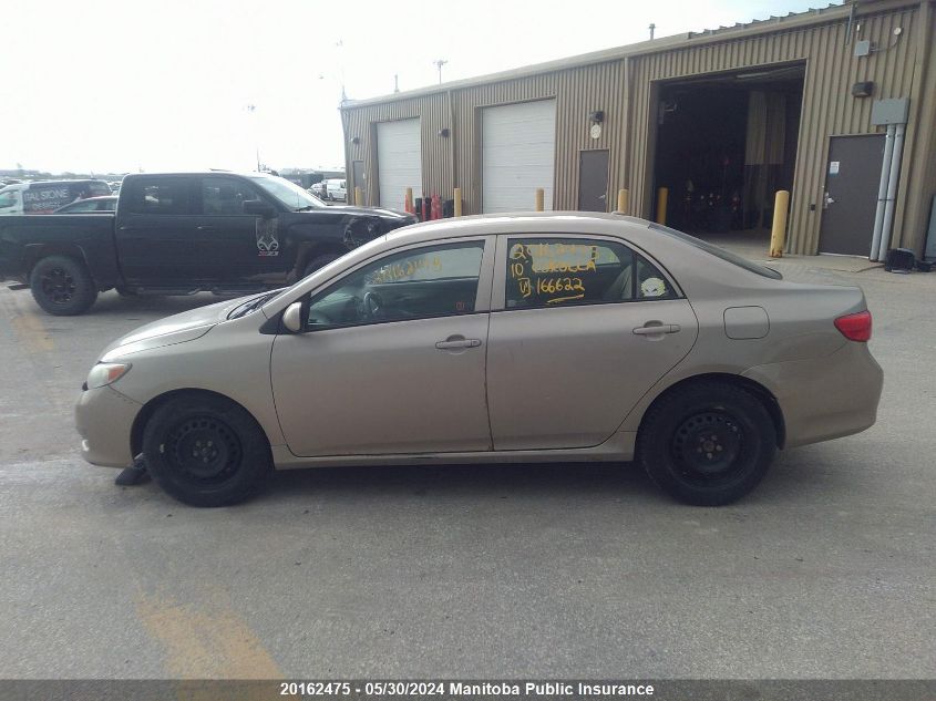 2010 Toyota Corolla VIN: 1NXBU4EE8AZ166622 Lot: 20162475