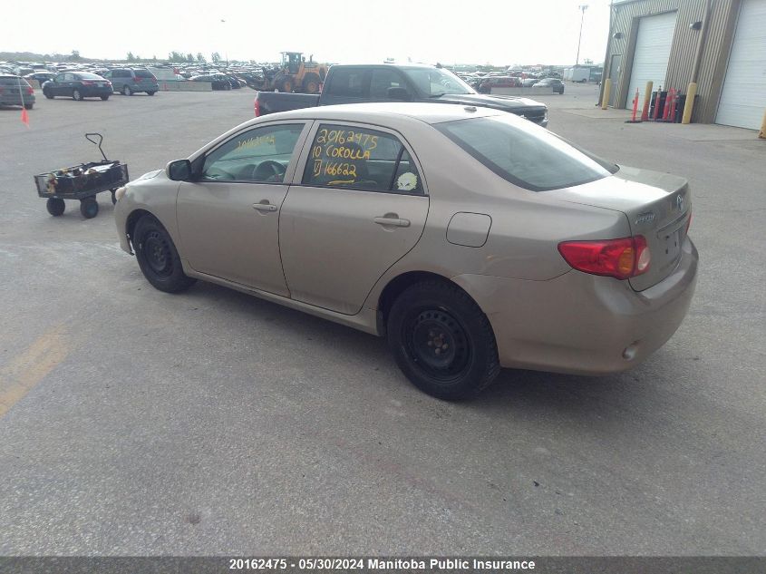 2010 Toyota Corolla VIN: 1NXBU4EE8AZ166622 Lot: 20162475