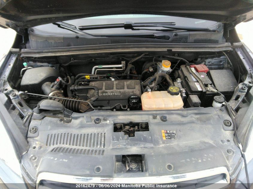 2015 Chevrolet Trax Lt VIN: 3GNCJMSB9FL171364 Lot: 20162479