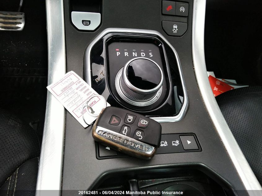 2015 Land Rover Range Rover Evoque VIN: SALVT2BG6FH044123 Lot: 20162481