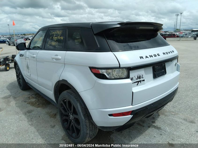 2015 Land Rover Range Rover Evoque VIN: SALVT2BG6FH044123 Lot: 20162481