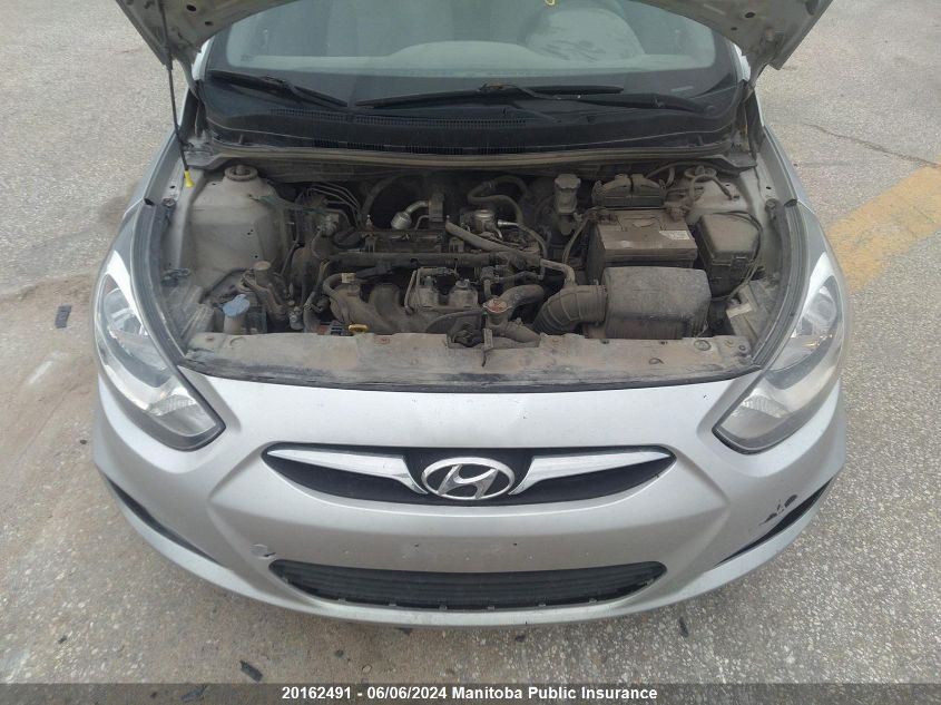 2012 Hyundai Accent Gls VIN: KMHCT4AE6CU123493 Lot: 20162491