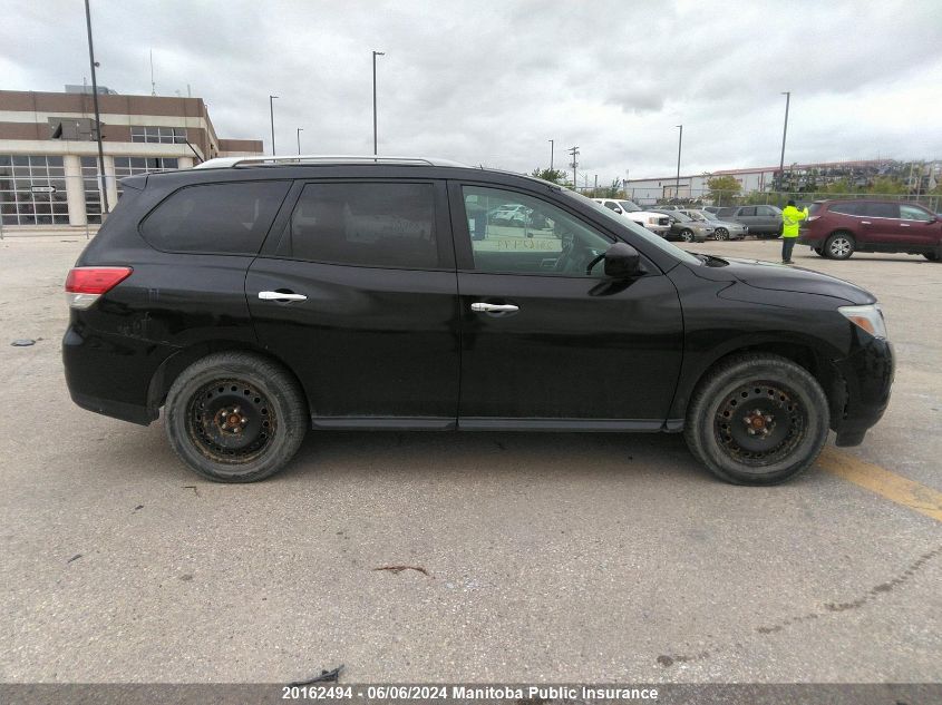 2013 Nissan Pathfinder Sv VIN: 5N1AR2MM6DC664127 Lot: 20162494