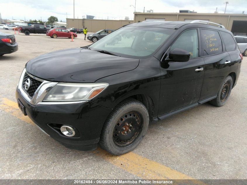 2013 Nissan Pathfinder Sv VIN: 5N1AR2MM6DC664127 Lot: 20162494