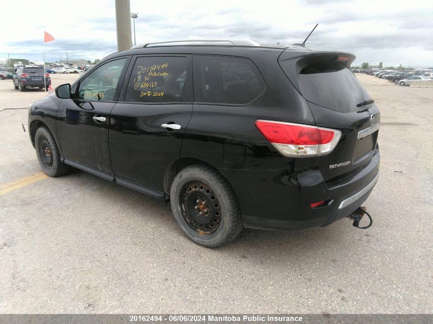 2013 Nissan Pathfinder Sv VIN: 5N1AR2MM6DC664127 Lot: 20162494