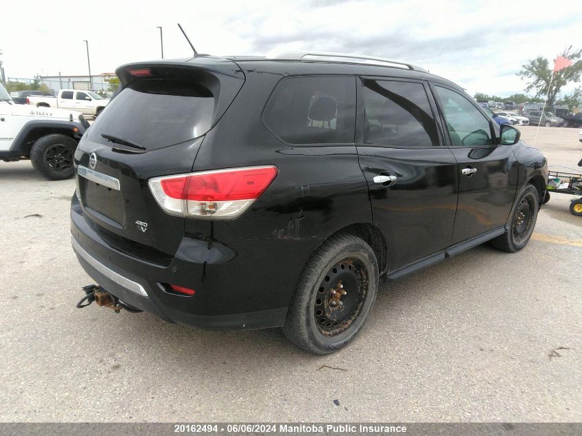 2013 Nissan Pathfinder Sv VIN: 5N1AR2MM6DC664127 Lot: 20162494