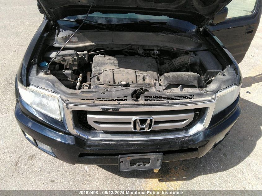 2009 Honda Ridgeline Rtl VIN: 5FPYK16559B104205 Lot: 20162498