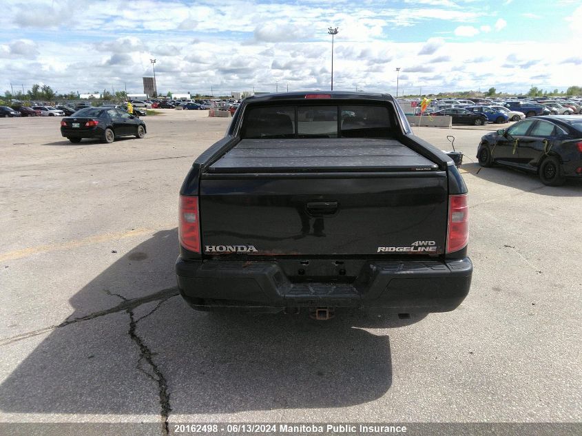 2009 Honda Ridgeline Rtl VIN: 5FPYK16559B104205 Lot: 20162498