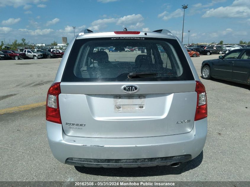 2007 Kia Rondo Ex V6 VIN: KNAFG526777043995 Lot: 20162508