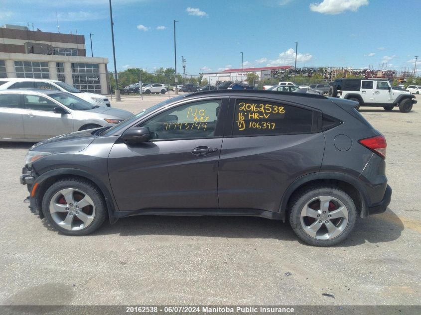 2016 Honda Hr-V Ex VIN: 3CZRU6H50GM106397 Lot: 20162538