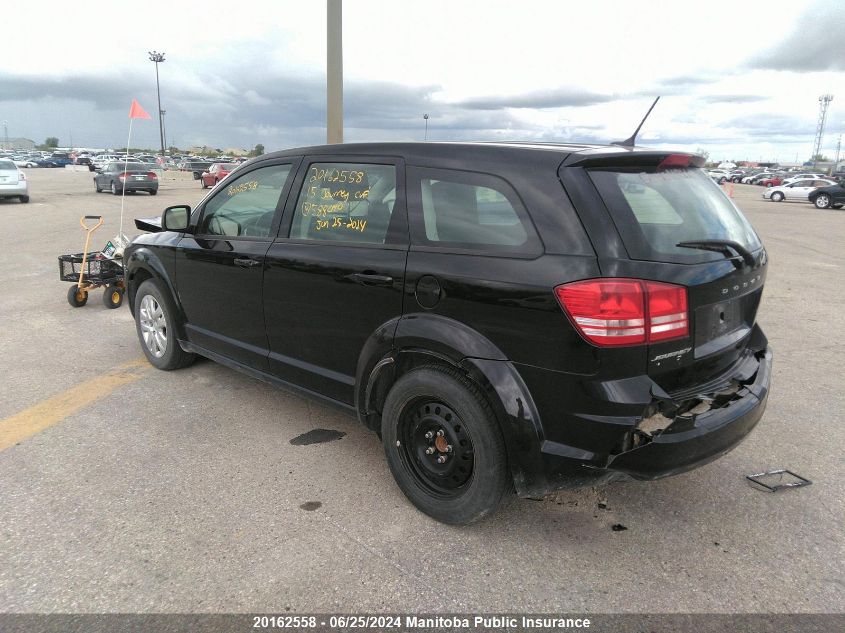 2015 Dodge Journey Cvp VIN: 3C4PDCAB5FT588090 Lot: 20162558