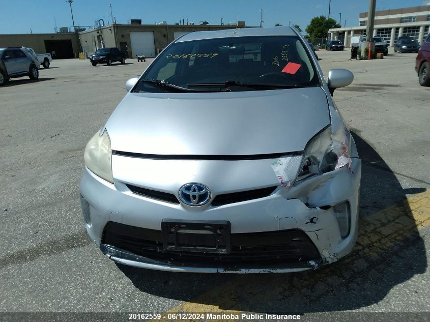 2013 Toyota Prius VIN: JTDKN3DU6D5612950 Lot: 20162559