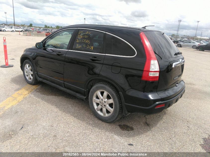 2007 Honda Cr-V Ex-L VIN: 5J6RE48707L814301 Lot: 20162565