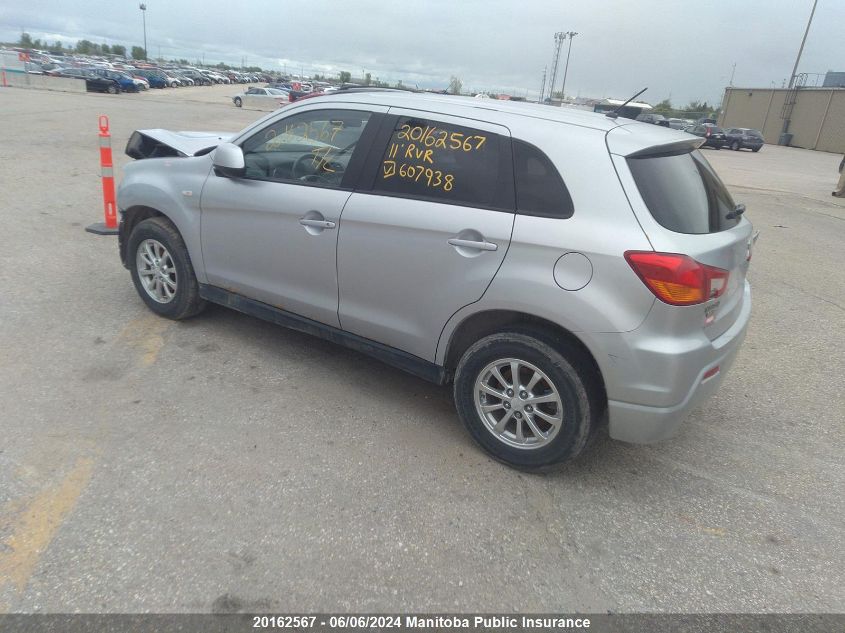 2011 Mitsubishi Rvr Se VIN: JA4AJ3AU8BZ607938 Lot: 20162567