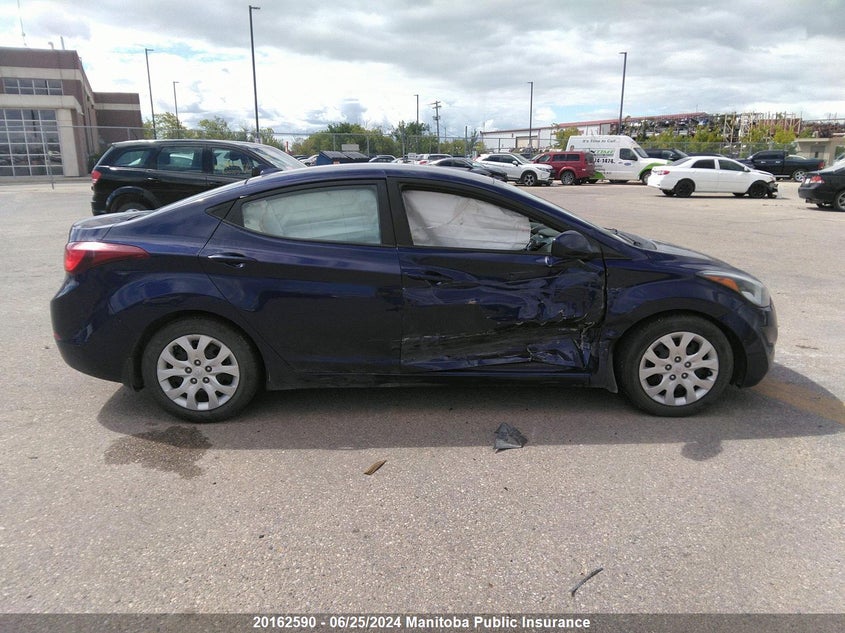 2014 Hyundai Elantra Gl VIN: 5NPDH4AE3EH456998 Lot: 20162590