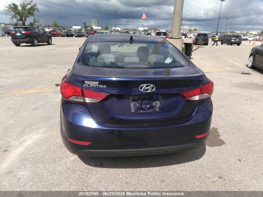 2014 Hyundai Elantra Gl VIN: 5NPDH4AE3EH456998 Lot: 20162590