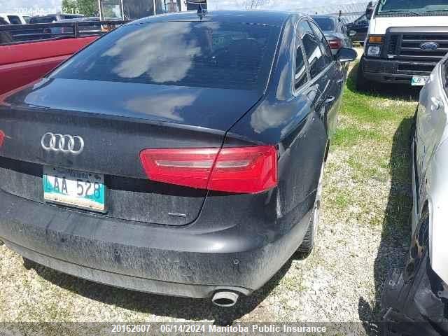 2013 Audi A6 2.0T Quattro VIN: WAUHFCFCXDN055520 Lot: 20162607