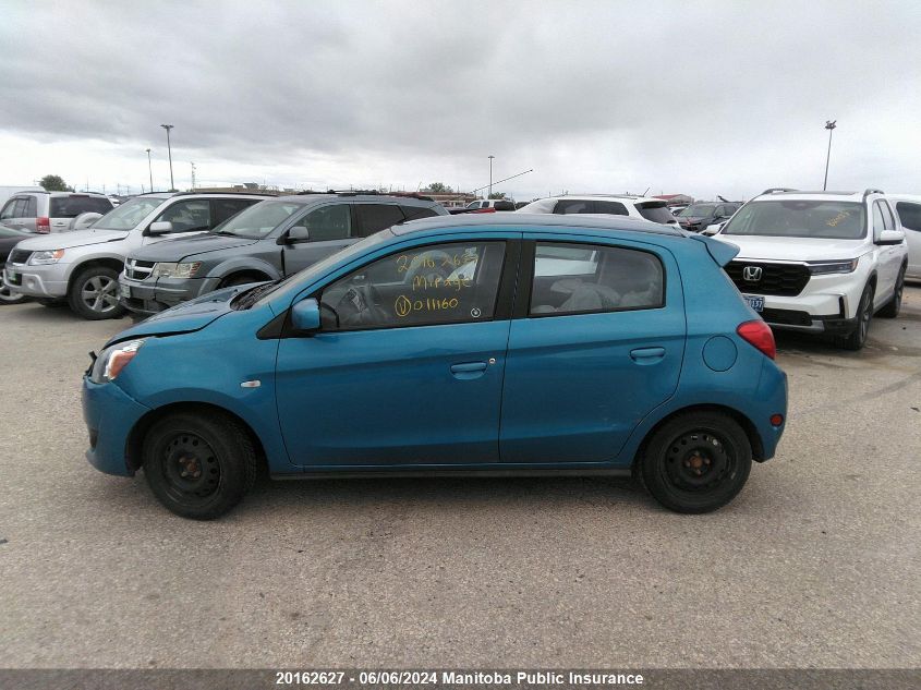 2014 Mitsubishi Mirage Se VIN: ML32A4HJ1EH011160 Lot: 20162627