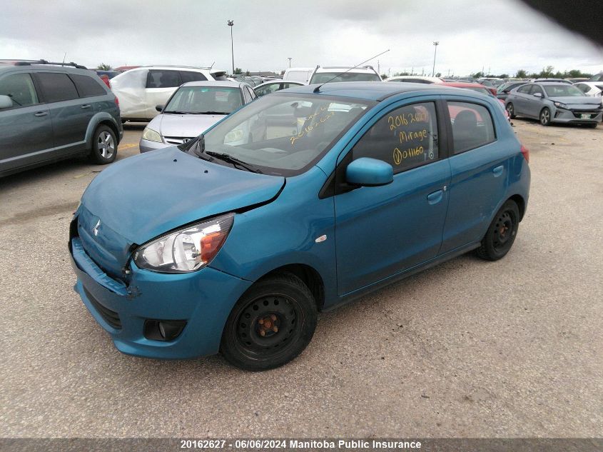 2014 Mitsubishi Mirage Se VIN: ML32A4HJ1EH011160 Lot: 20162627