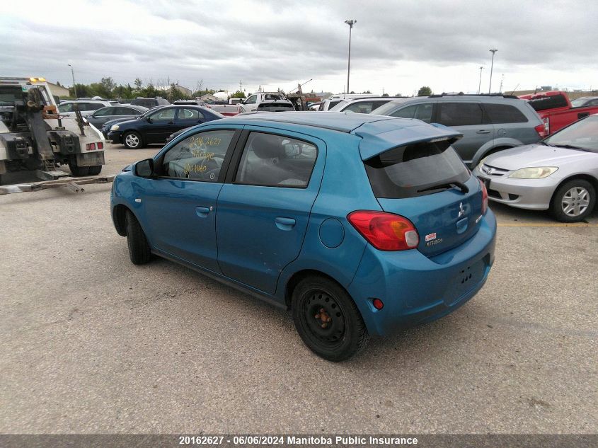 2014 Mitsubishi Mirage Se VIN: ML32A4HJ1EH011160 Lot: 20162627