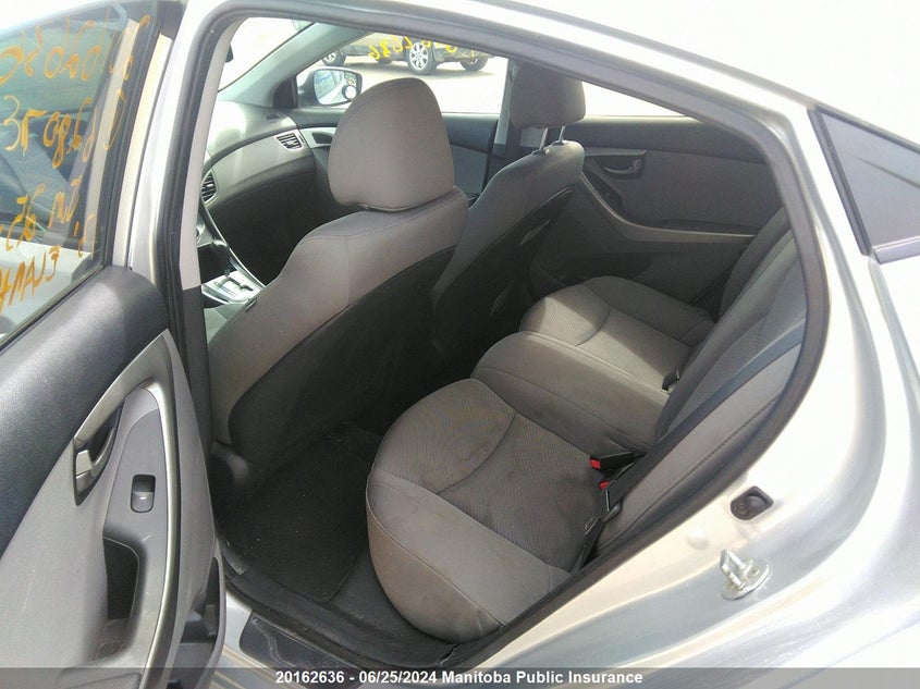 2013 Hyundai Elantra Gls VIN: 5NPDH4AE3DH162807 Lot: 20162636