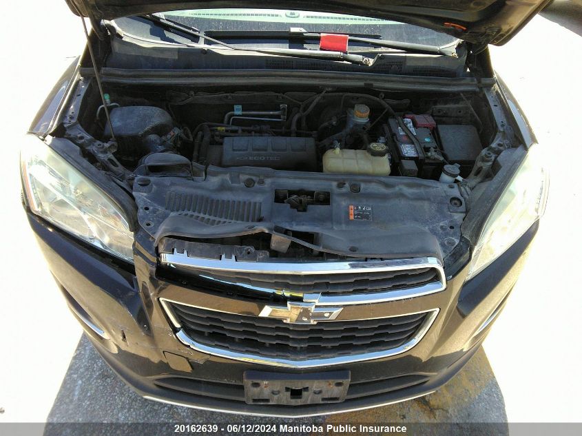 2015 Chevrolet Trax Ltz VIN: 3GNCJTSB1FL121200 Lot: 20162639