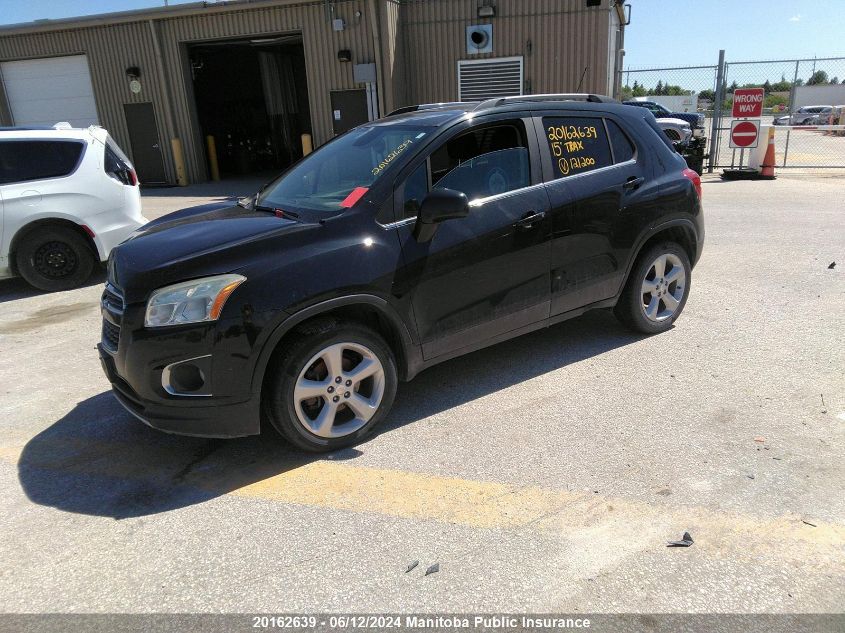 2015 Chevrolet Trax Ltz VIN: 3GNCJTSB1FL121200 Lot: 20162639