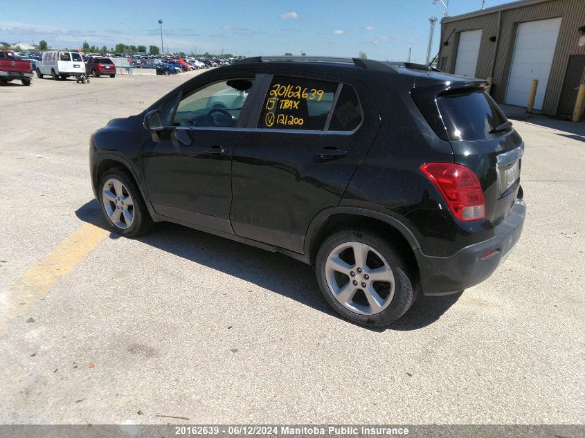 2015 Chevrolet Trax Ltz VIN: 3GNCJTSB1FL121200 Lot: 20162639