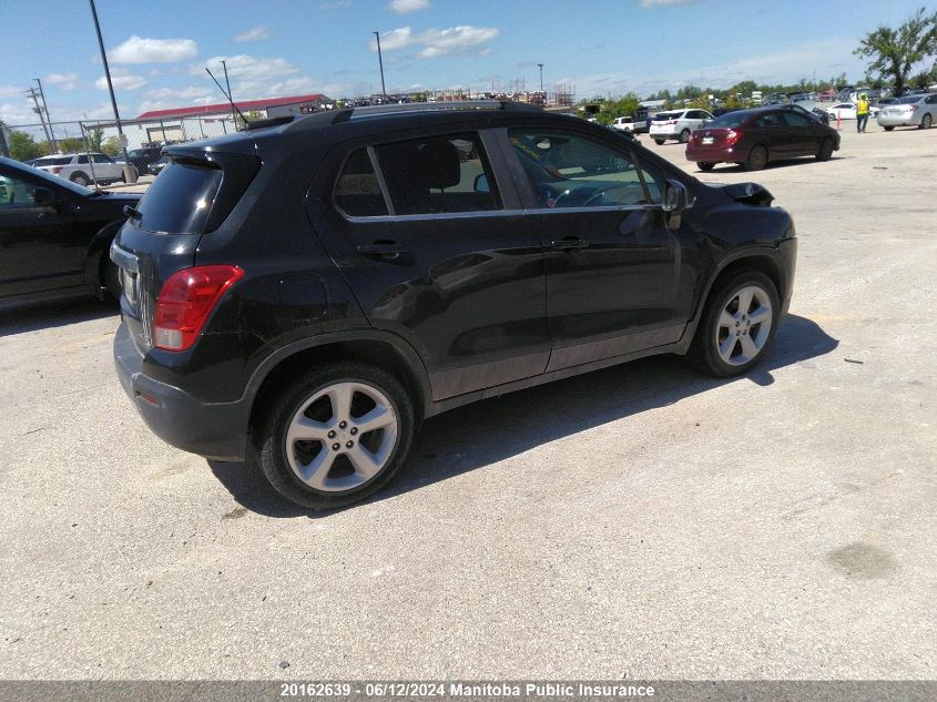 2015 Chevrolet Trax Ltz VIN: 3GNCJTSB1FL121200 Lot: 20162639