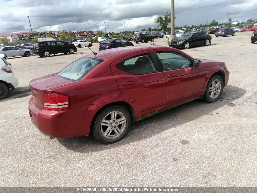 2008 Dodge Avenger Sxt V6 VIN: 1B3LC56R08N554355 Lot: 20162659