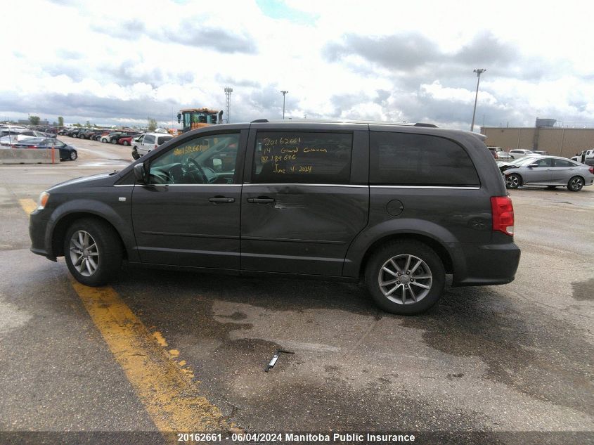 2014 Dodge Grand Caravan Sxt VIN: 2C4RDGBG2ER189696 Lot: 20162661