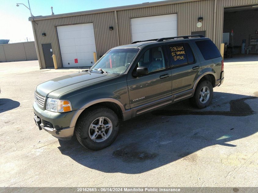 2002 Ford Explorer Eddie Bauer VIN: 1FMZU74W02ZA95625 Lot: 20162665