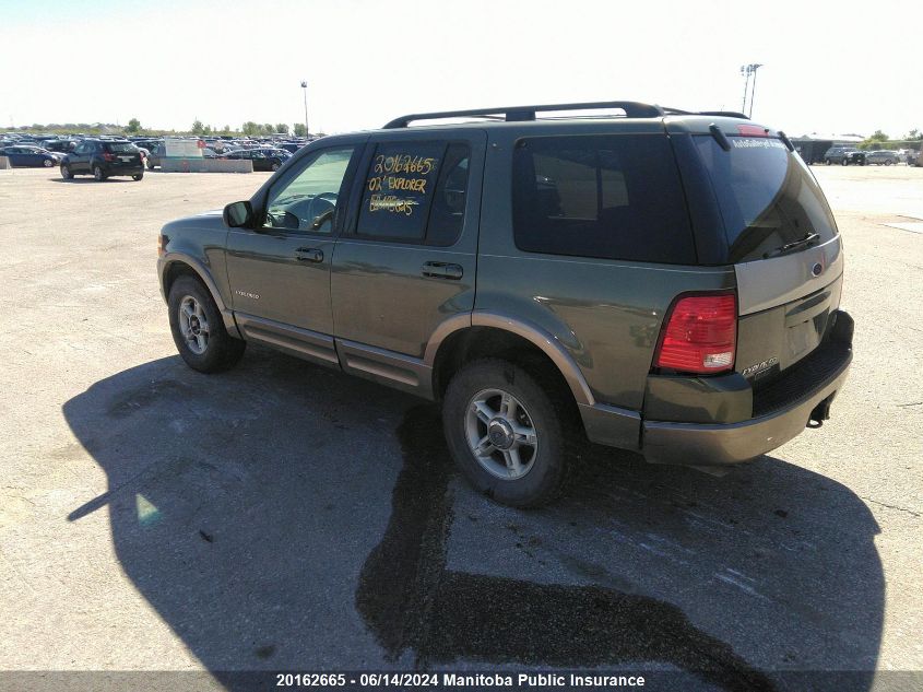 2002 Ford Explorer Eddie Bauer VIN: 1FMZU74W02ZA95625 Lot: 20162665