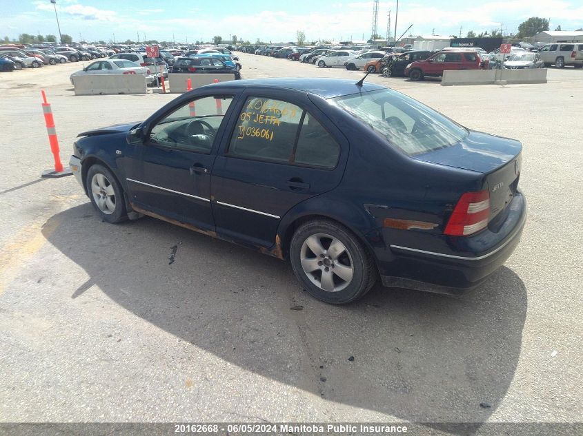 2005 Volkswagen Jetta Gls Tdi VIN: 3VWSR69MX5M036061 Lot: 20162668