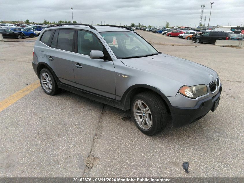 2005 BMW X3 3.0I VIN: WBXPA93435WD23595 Lot: 20162676