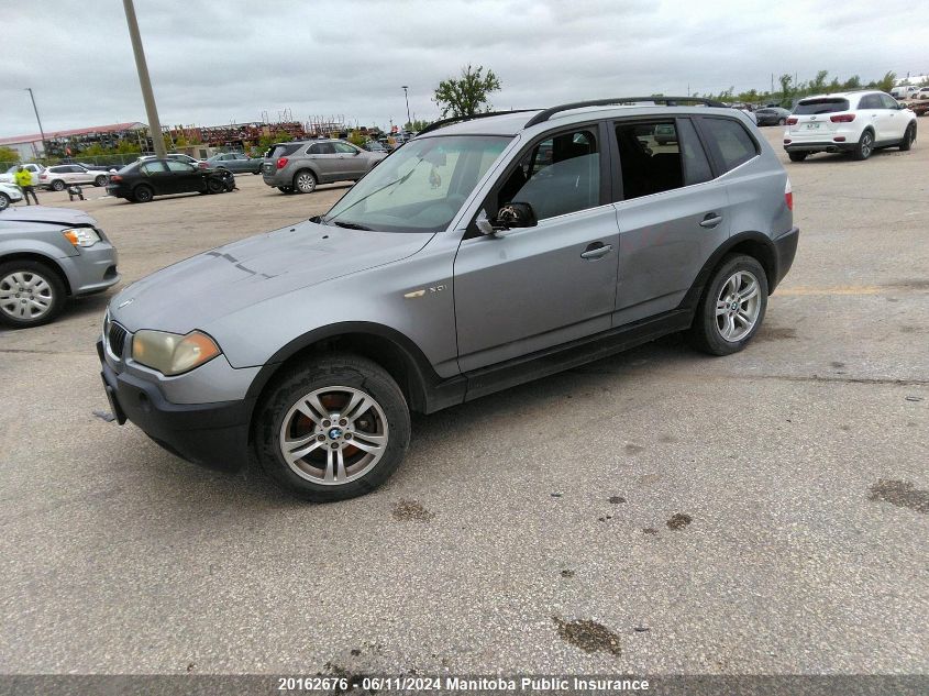 2005 BMW X3 3.0I VIN: WBXPA93435WD23595 Lot: 20162676