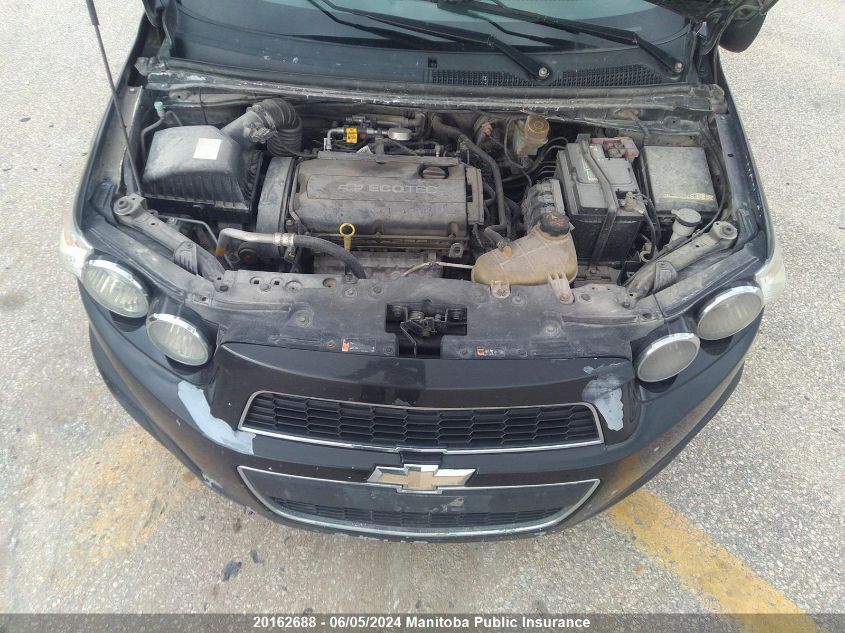 2013 Chevrolet Sonic Lt VIN: 1G1JC6EH8D4240742 Lot: 20162688