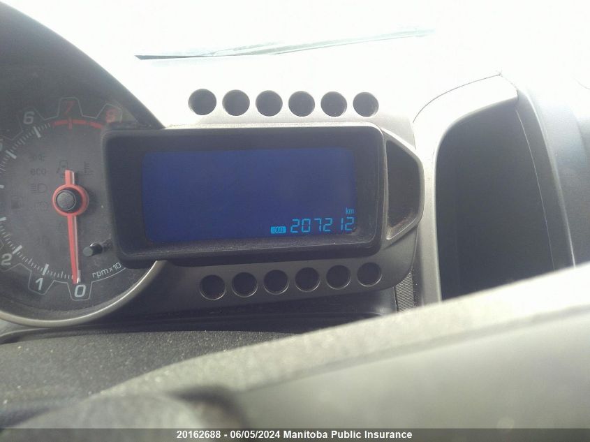 2013 Chevrolet Sonic Lt VIN: 1G1JC6EH8D4240742 Lot: 20162688