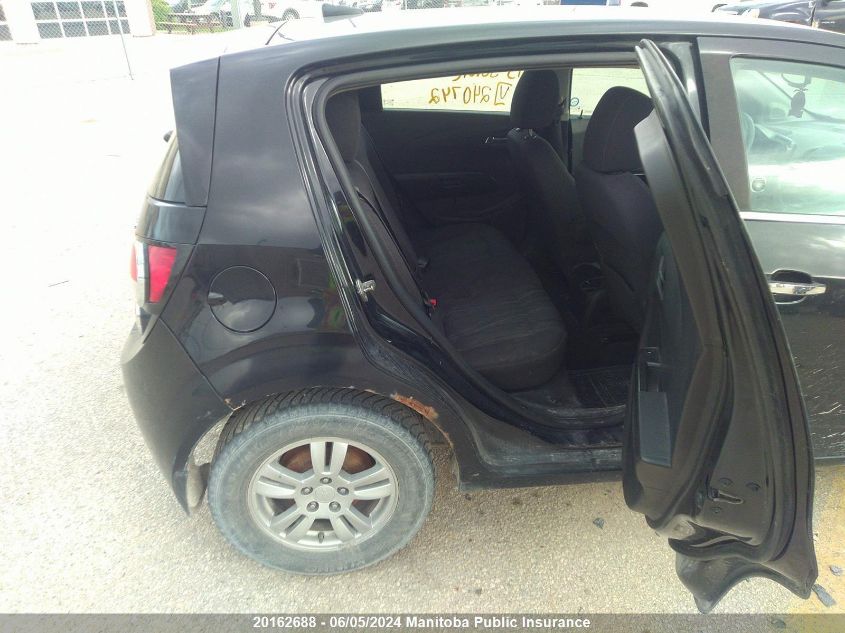 2013 Chevrolet Sonic Lt VIN: 1G1JC6EH8D4240742 Lot: 20162688