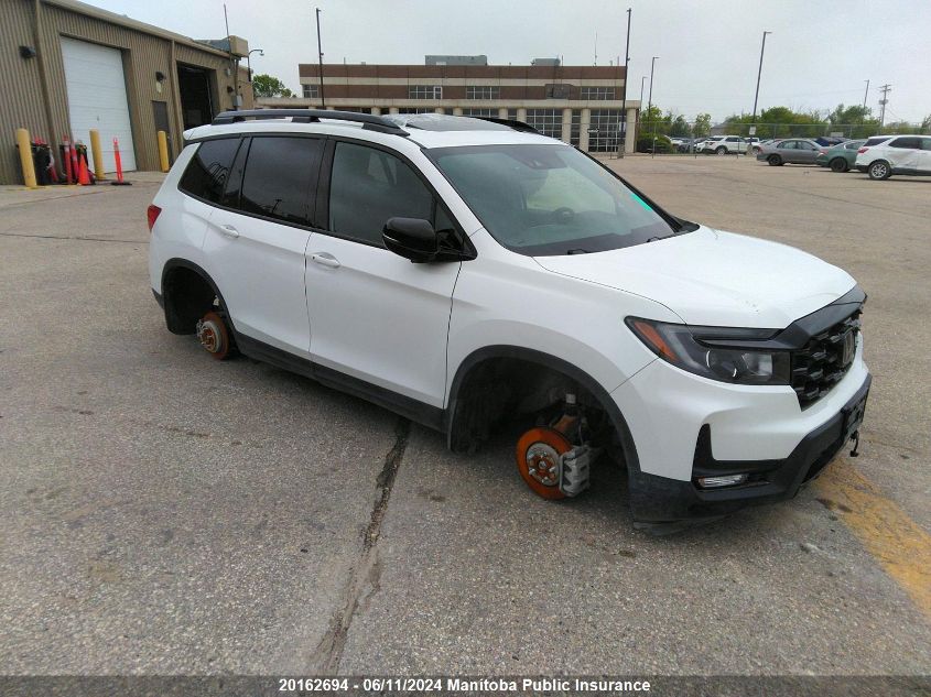 2022 Honda Passport Touring VIN: 5FNYF8H95NB502482 Lot: 20162694