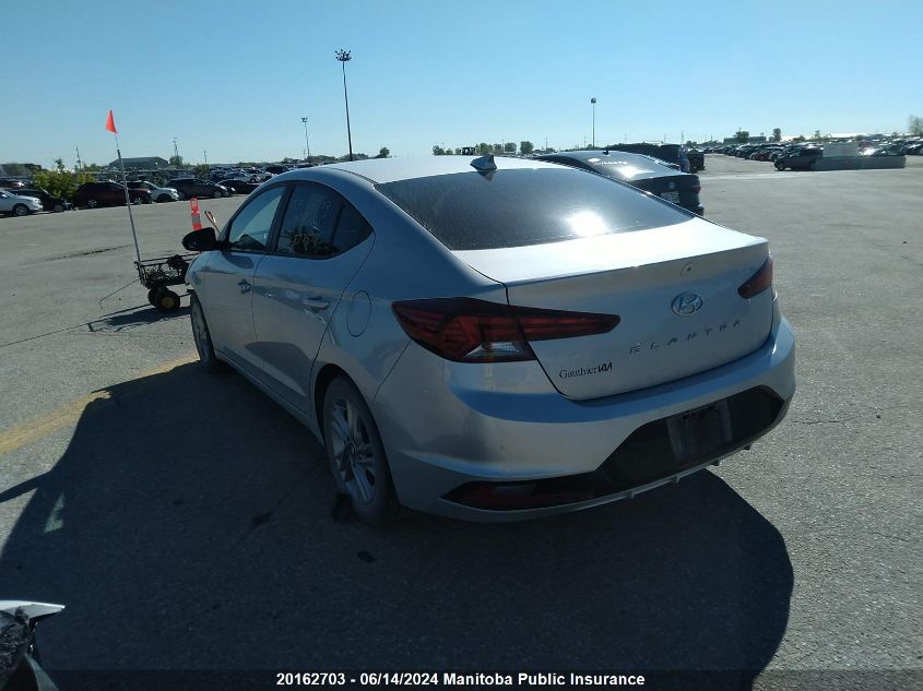 2019 Hyundai Elantra Preferred VIN: KMHD84LF0KU877578 Lot: 20162703