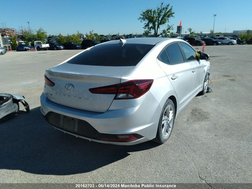 2019 Hyundai Elantra Preferred VIN: KMHD84LF0KU877578 Lot: 20162703