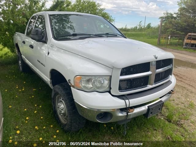 2003 Dodge Ram 2500 Laramie Quad Cab VIN: 3D7KU28C13G816423 Lot: 20162706