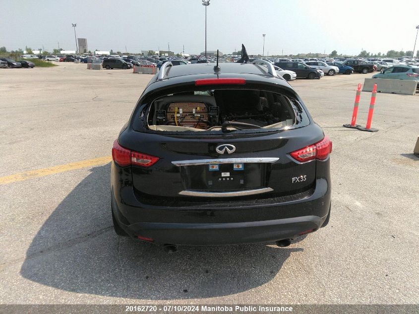 2011 Infiniti Fx35 VIN: JN8AS1MW3BM732044 Lot: 20162720